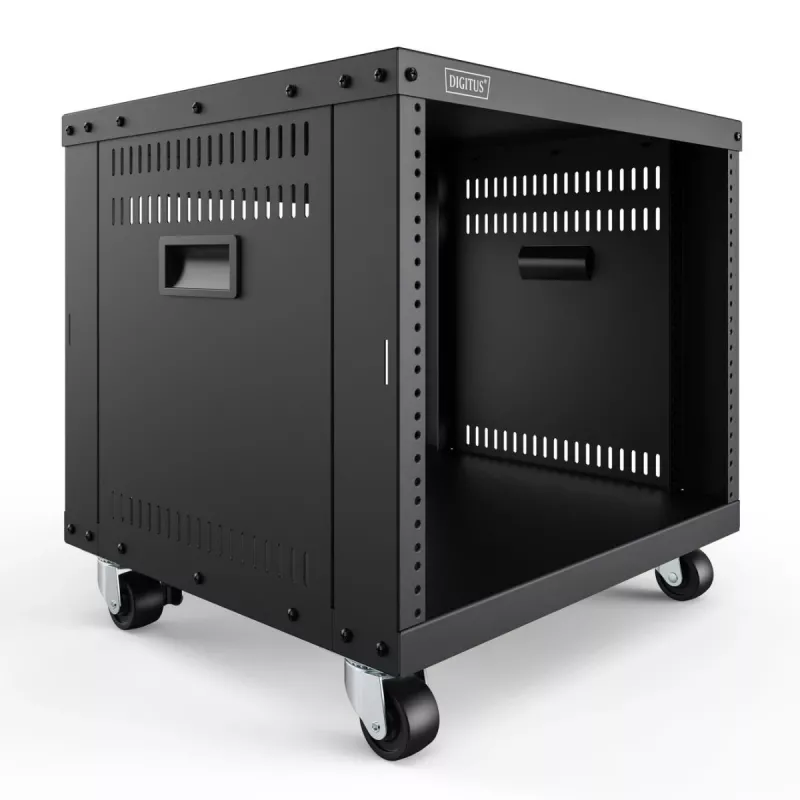 DIGITUS Rack AVS 8U 420x507x460mm roscas ruedas negro