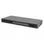 DIGITUS Switch Gigabit Ethernet con inyector PoE 24 puertos L2 gestionado 2 SFP Uplink