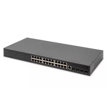 DIGITUS Switch 24 puertos GE 4 SFP+ UPLINK L2+ 10/100/1000
