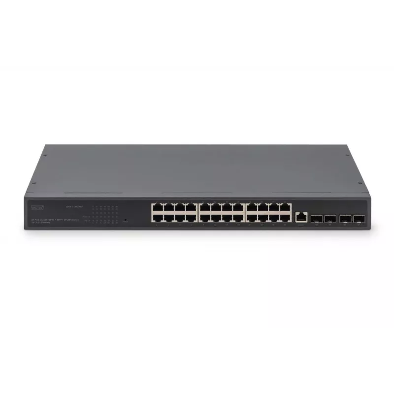 DIGITUS Switch 24 puertos GE 4 SFP+ UPLINK L2+ 10/100/1000