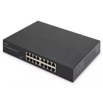 DIGITUS Switch Gigabit 1- 6 puertos 10/100/1000Base-T