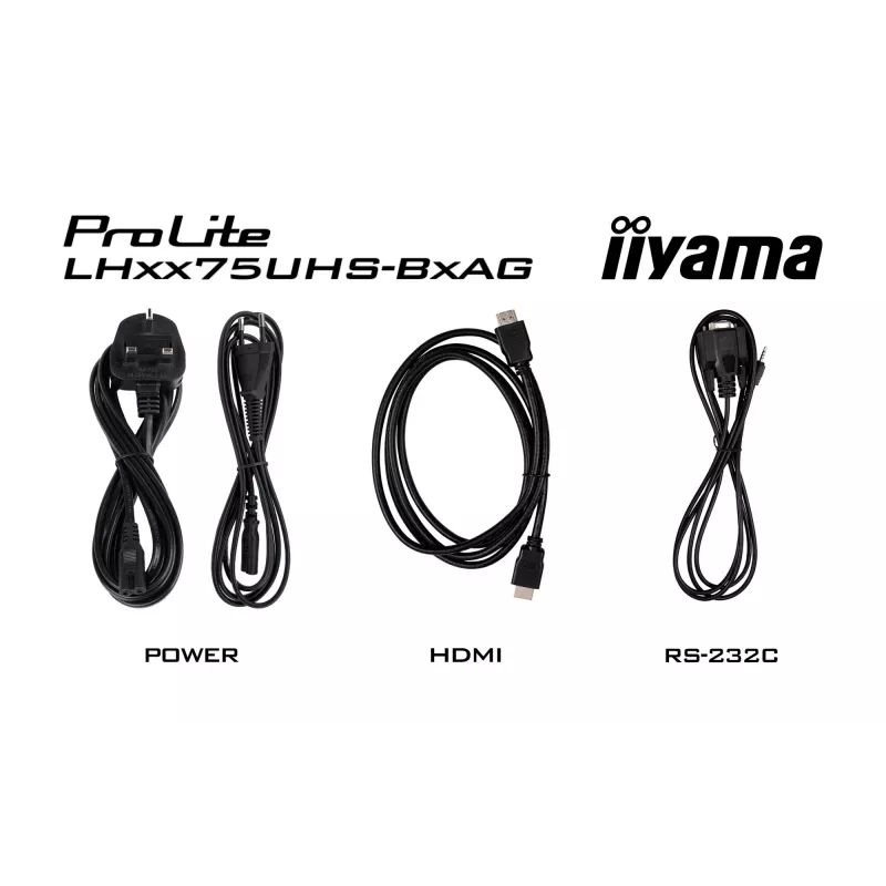 iiyama LH7575UHS-B2AG Pantalla digital Signage 190,5 cm (75