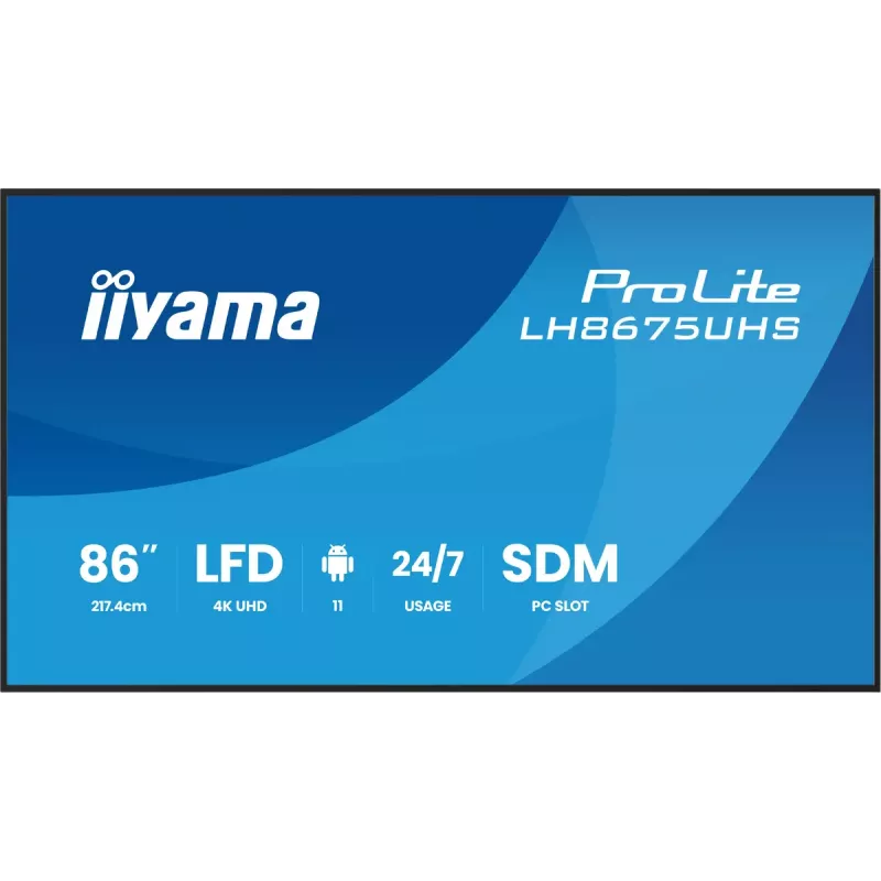Pantalla digital Signage iiyama 86