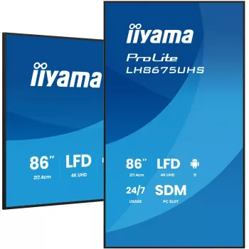 Pantalla digital Signage iiyama 86