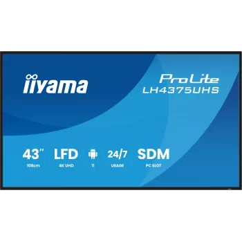 iiyama LH4375UHS-B2AG Pantalla digital Signage 108 cm (42,5