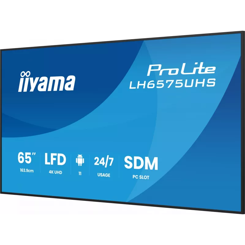iiyama LH6575UHS-B2AG Pantalla digital Signage 163,8 cm (64,5
