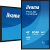 iiyama T4329AS-B1AG Monitor de ordenador 108 cm (42,5 inch) 3840 x 2160 píxeles 4K Ultra HD LED pantalla táctil negra