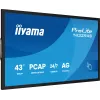 iiyama T4329AS-B1AG Monitor de ordenador 108 cm (42,5 inch) 3840 x 2160 píxeles 4K Ultra HD LED pantalla táctil negra