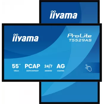 iiyama T5529AS-B1AG Pantalla digital diseño kiosco 138,7 cm (54,6