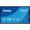 iiyama T6529AS-B1AG Pantalla digital diseño kiosco 163,8 cm (64,5 inch) LED Wi-Fi 420 cd/m² 4K Ultra HD negra pantalla táctil procesador integrado Android 24/7