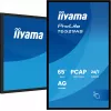 iiyama T6529AS-B1AG Pantalla digital diseño kiosco 163,8 cm (64,5 inch) LED Wi-Fi 420 cd/m² 4K Ultra HD negra pantalla táctil procesador integrado Android 24/7