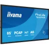 iiyama T6529AS-B1AG Pantalla digital diseño kiosco 163,8 cm (64,5 inch) LED Wi-Fi 420 cd/m² 4K Ultra HD negra pantalla táctil procesador integrado Android 24/7