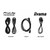 iiyama T6529AS-B1AG Pantalla digital diseño kiosco 163,8 cm (64,5 inch) LED Wi-Fi 420 cd/m² 4K Ultra HD negra pantalla táctil procesador integrado Android 24/7