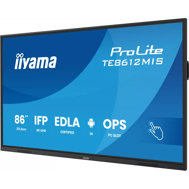 iiyama TE8612MIS-B4AG Pantalla de señalización diseño kiosco 2,17 m (85,6