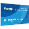 iiyama LH6581UHSG-1AG Pantalla de señalización digital plano 163,8 cm (64,5 inch) Wi-Fi 500 cd/m² 4K Ultra HD blanco procesador integrado Android 24/7