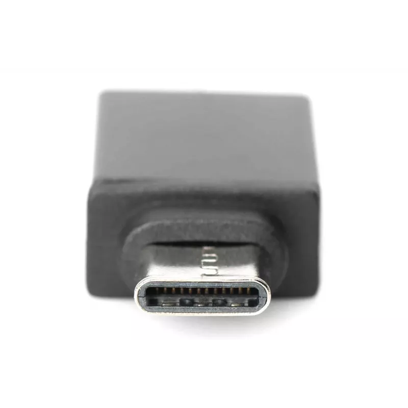 DIGITUS Adaptador USB Type-C, Type-C a A SuperSpeed, negro