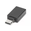 DIGITUS Adaptador USB Type-C, Type-C a A SuperSpeed, negro