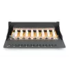 DIGITUS Patch Panel CAT6 8 puertos apantallado negro