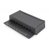 DIGITUS Patch Panel CAT6 8 puertos apantallado negro