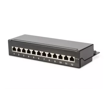 Patch Panel Digitus sobremesa CAT 6A clase EA apantallado negro