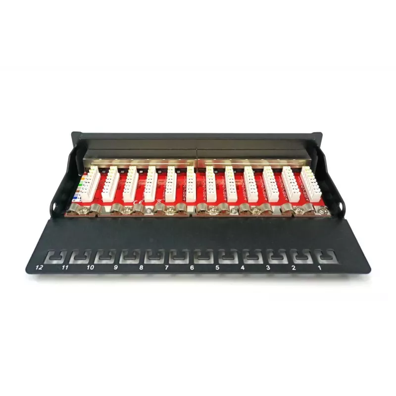 Patch Panel Digitus sobremesa CAT 6A clase EA apantallado negro
