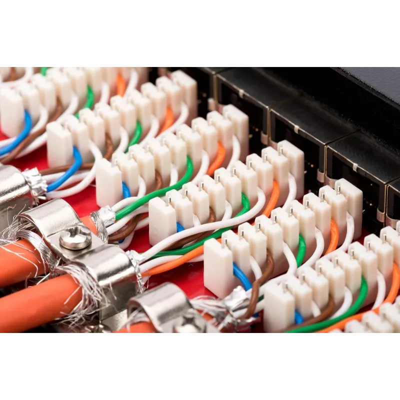 Patch Panel Digitus sobremesa CAT 6A clase EA apantallado negro