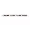 DIGITUS Patch Panel CAT6A EA apantallado, 24 puertos RJ45 protección antipolvo, 8P8C, 0,5U, gris RAL 7035