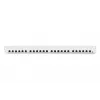 DIGITUS Patch Panel CAT6A EA apantallado, 24 puertos RJ45 protección antipolvo, 8P8C, 0,5U, gris RAL 7035