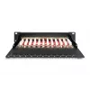 DIGITUS Patch Panel CAT6A, apantallado, 12 puertos campo de rotulación, 1U, montaje en rack de 10