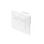 DIGITUS Toma de red CAT6A clase EA, apantallada 1x RJ45, LSA, blanco puro, empotrar, 8 direcciones