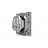 DIGITUS Toma de red CAT6A clase EA, apantallada 1x RJ45, LSA, blanco puro, empotrar, 8 direcciones