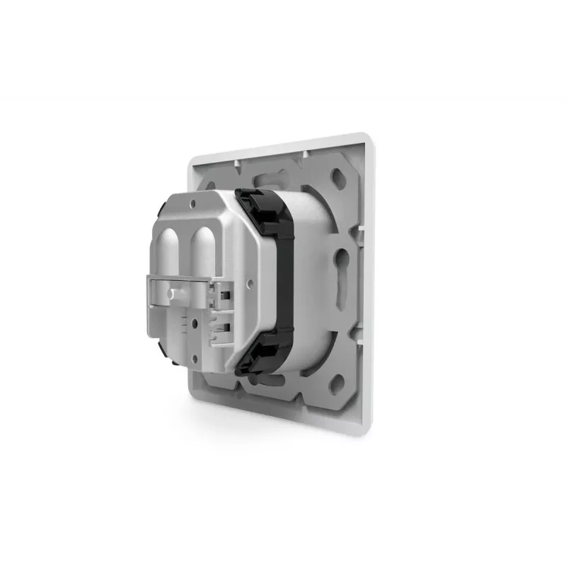 DIGITUS Toma de red CAT6A clase EA, apantallada 1x RJ45, LSA, blanco puro, empotrar, 8 direcciones