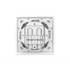DIGITUS Toma de red CAT6A clase EA, apantallada 2x RJ45, LSA, blanco puro, empotrar, 8 direcciones