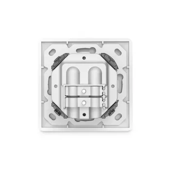 DIGITUS Toma de red CAT6A clase EA, apantallada 2x RJ45, LSA, blanco puro, empotrar, 8 direcciones