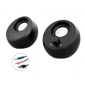 Conceptronic BJORN Altavoces de ordenador 2.0 canales con Bluetooth, 10 W
