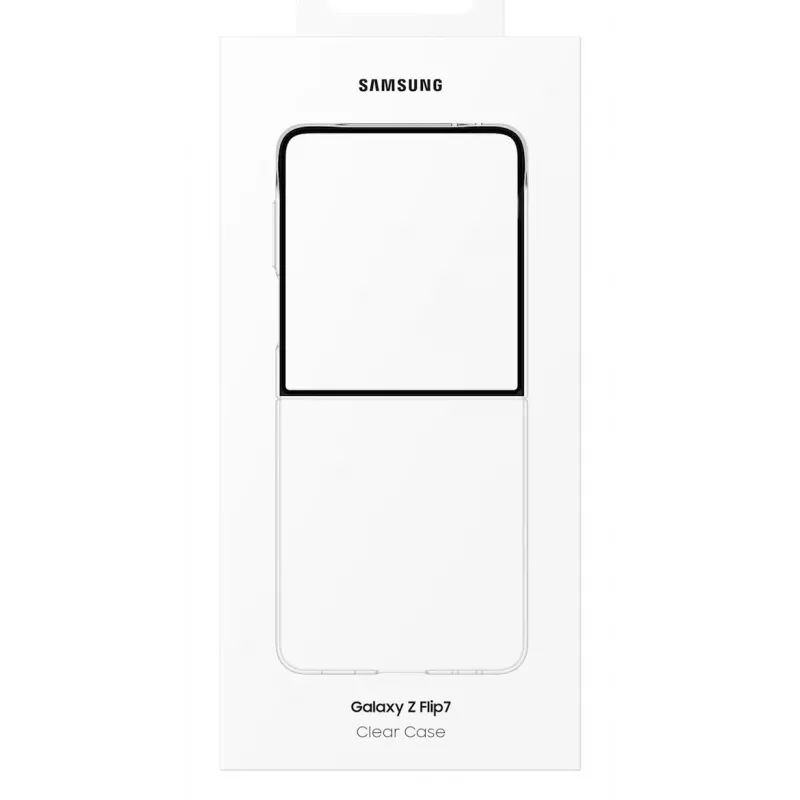 Samsung Clear Case para Galaxy Z Flip7, Cover, Samsung, Galaxy Z Flip7, 17,5 cm (6,9