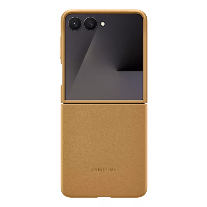 Funda protectora Flip-Cover Samsung Flip7 Kindsuit EF-VF766PAEGWW para Galaxy Z Flip7 – Camel