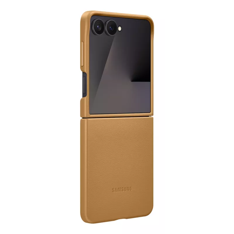 Funda protectora Flip-Cover Samsung Flip7 Kindsuit EF-VF766PAEGWW para Galaxy Z Flip7 – Camel