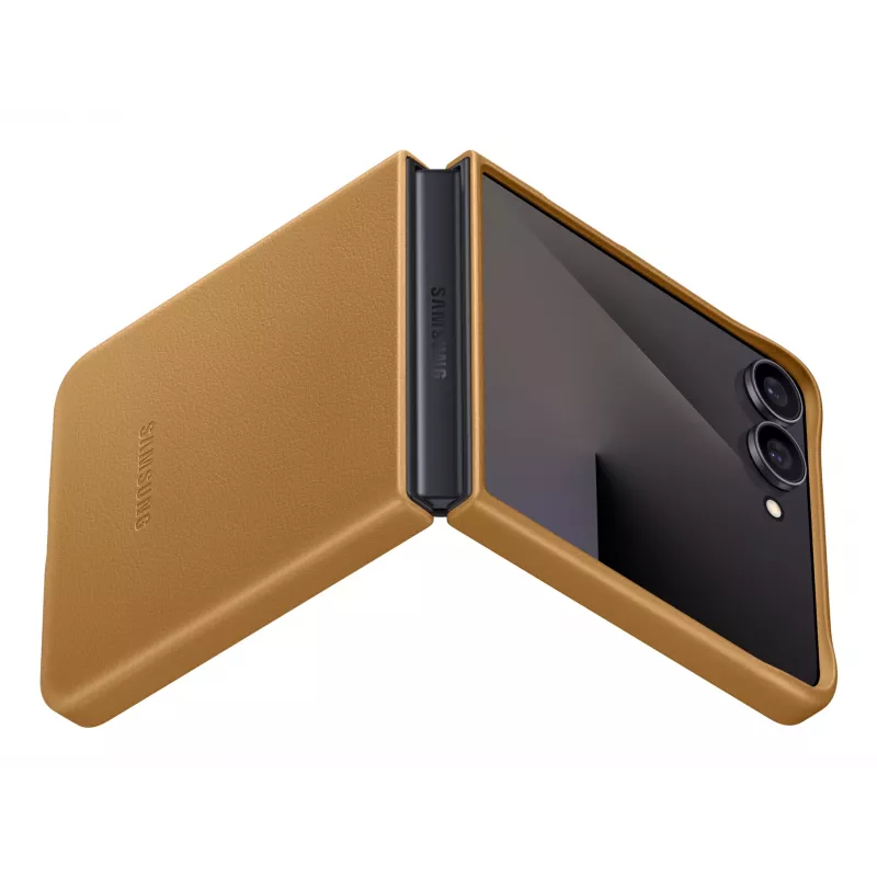 Funda protectora Flip-Cover Samsung Flip7 Kindsuit EF-VF766PAEGWW para Galaxy Z Flip7 – Camel
