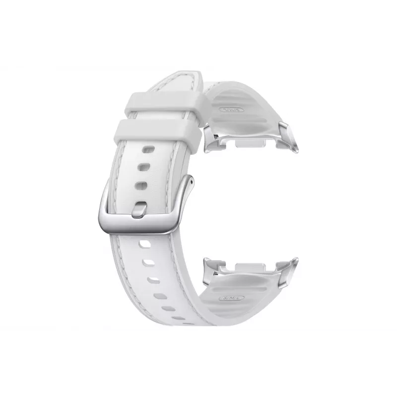 Correa híbrida para Samsung Galaxy Watch8 S/M/L Blanco ET-SLL50LWEGEU