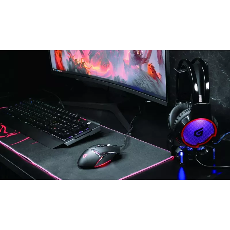 Conceptronic ATHAN U1, auricular gaming USB con sonido envolvente 7.1 canales