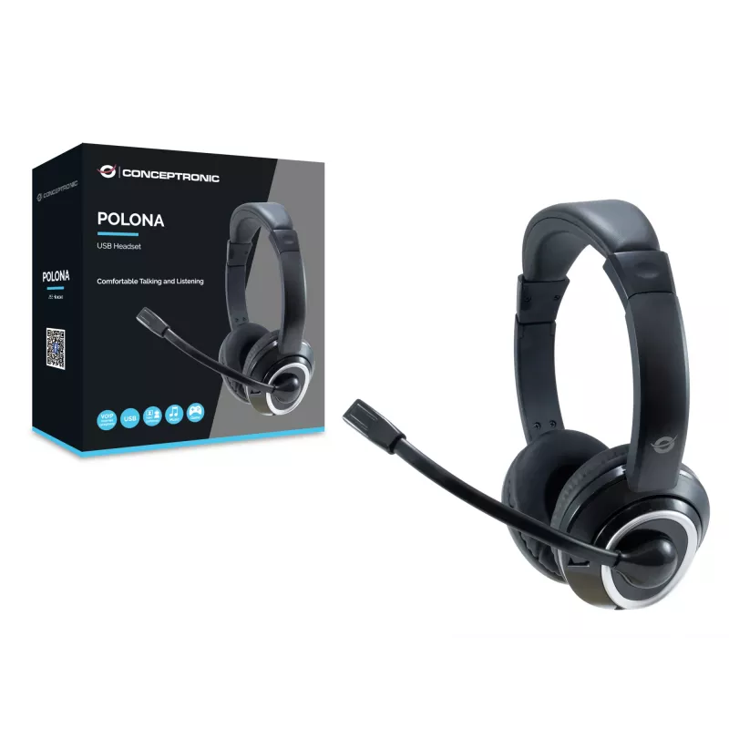 Conceptronic POLONA Auriculares USB