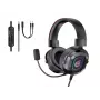 Conceptronic ATHAN Auriculares gaming con sonido estéreo, Con cable, 20 - 20000 Hz, Gaming, 477 g, Auriculares, Negro