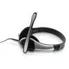Conceptronic Allround auriculares estéreo con cable, 20 - 22000 Hz, oficina/call center, 111 g, auriculares, negro, plata