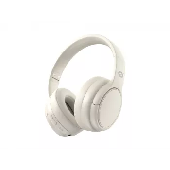 Conceptronic PARRIS03C auriculares estéreo Bluetooth, con cable e inalámbricos, música, 20 - 20000 Hz, 198,5 g, auriculares, crema