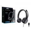 Conceptronic POLONA05B auriculares estéreo USB con micrófono con cancelación de ruido