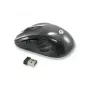 Conceptronic CLLM5BTRVWL ratón de viaje inalámbrico de 6 botones, para diestros, óptico, RF Wireless, 1600 DPI, negro