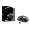 Conceptronic CLLM5BTRVWL ratón de viaje inalámbrico de 6 botones, para diestros, óptico, RF Wireless, 1600 DPI, negro