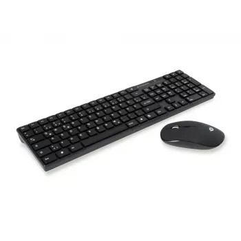 Conceptronic ORAZIO01DE teclado y ratón incluidos hogar RF Wireless QWERTZ alemán negro
