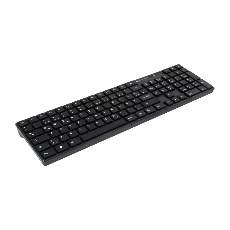 Conceptronic ORAZIO01DE teclado y ratón incluidos hogar RF Wireless QWERTZ alemán negro